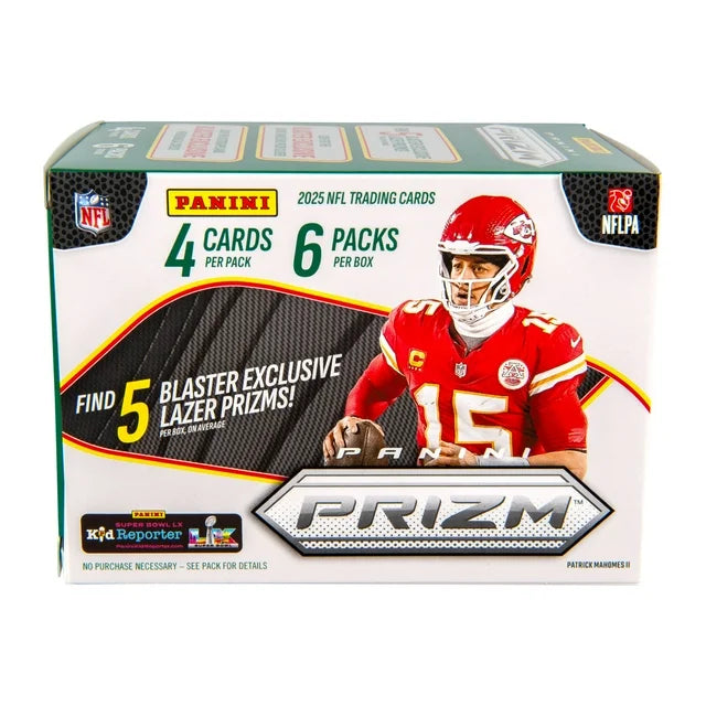 2025 Panini Prizm Football Trading Cards Blaster Box