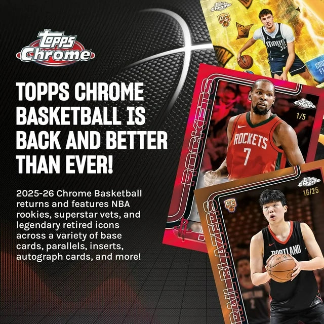 2025-26 Topps Chrome Basketball Value Box