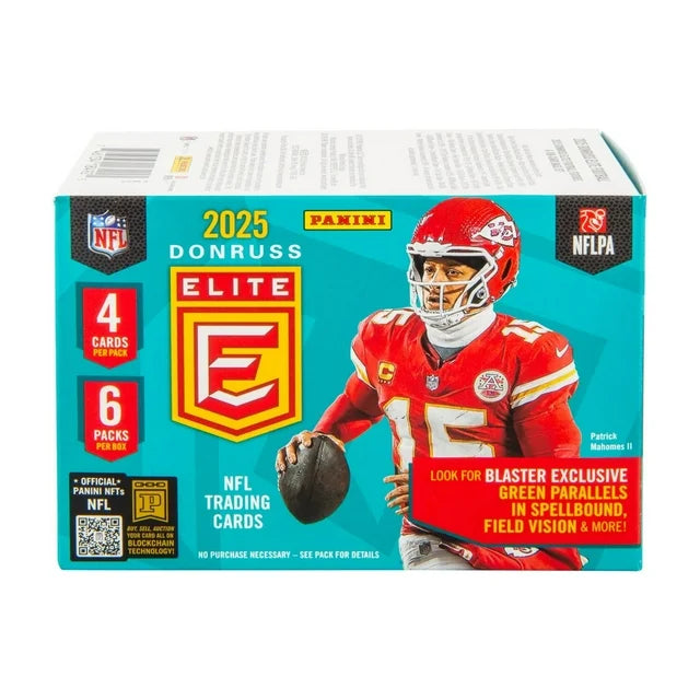 2025 Panini Donruss Elite Football Trading Cards Blaster Box