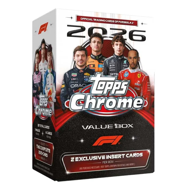 2026 Topps Chrome F1 Formula 1 Blaster Box