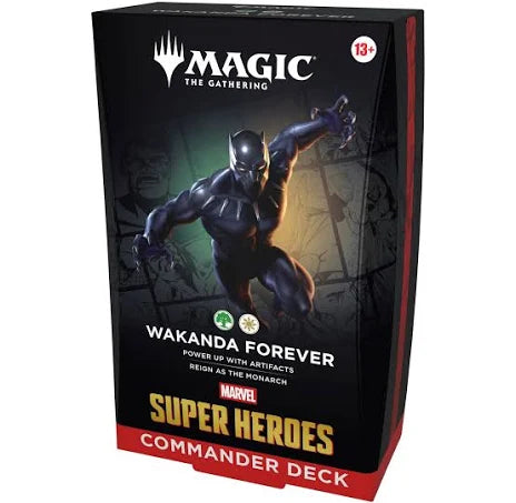 Magic Marvel Super Heroes Wakanda Forever Commander Deck