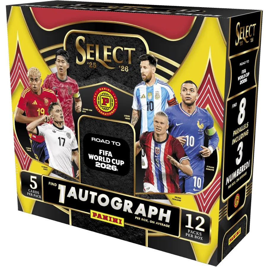 2025-26 Panini Select Road to FIFA World Cup Soccer International Hobby Box