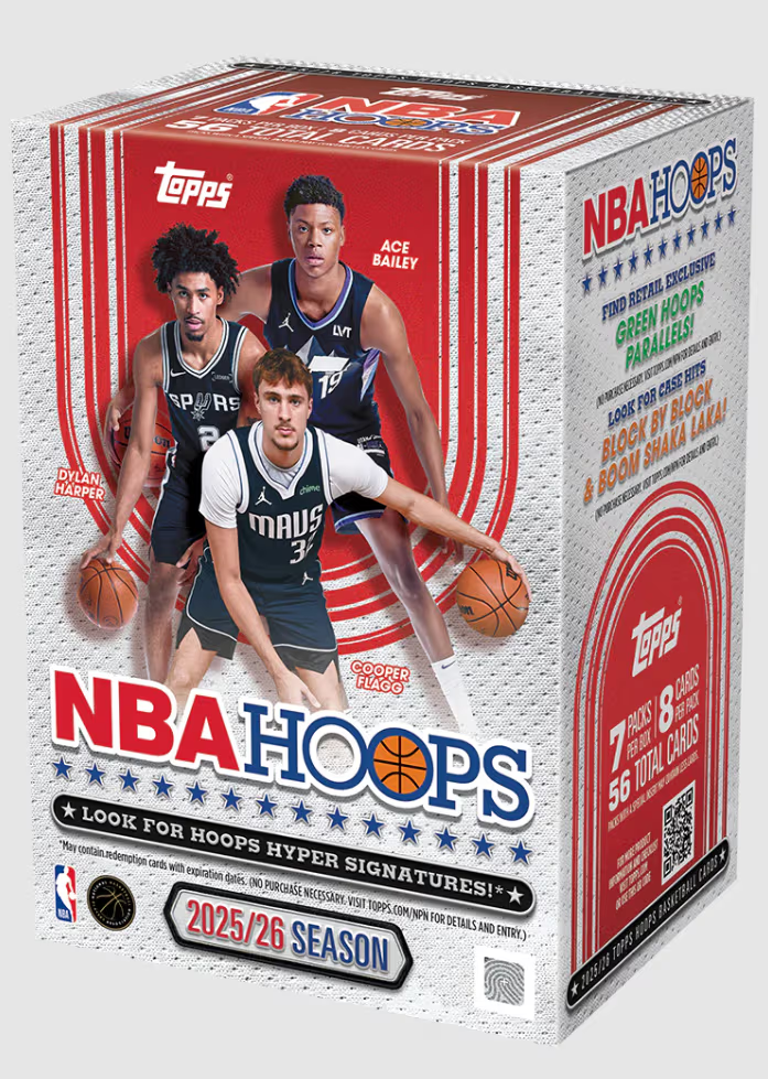 2025-26 Topps NBA Hoops Blaster Box