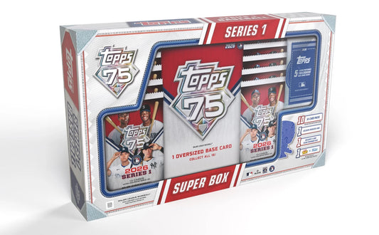 2026 Topps MLB Series 1 Baseball Trading Card Super Box