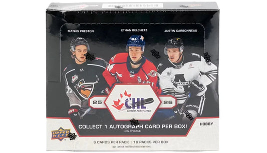 2025-26 Upper Deck CHL Hockey Hobby Box