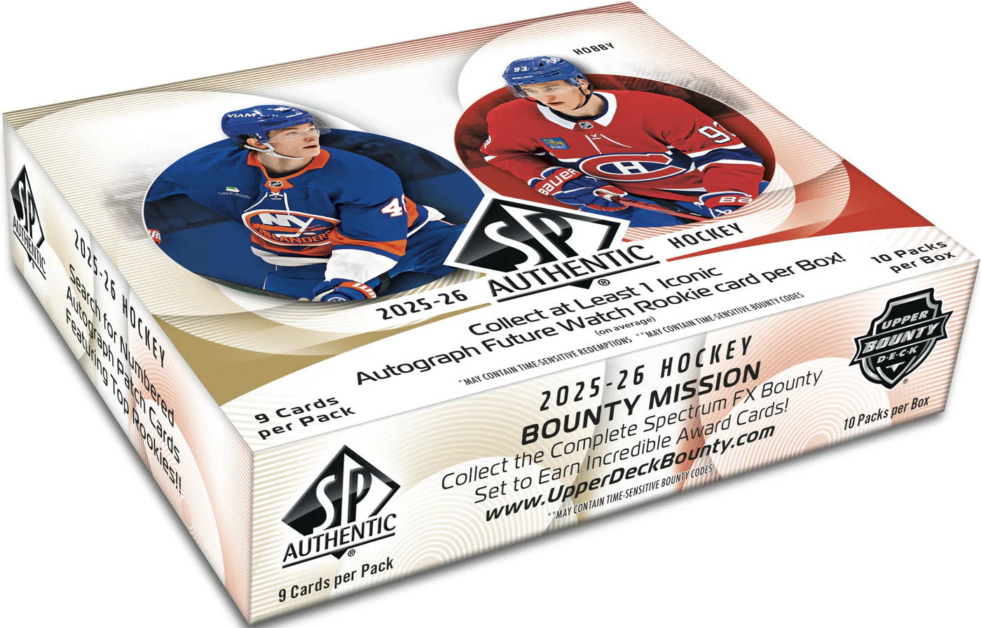2025-26 Upper Deck SP Authentic Hockey Hobby Box