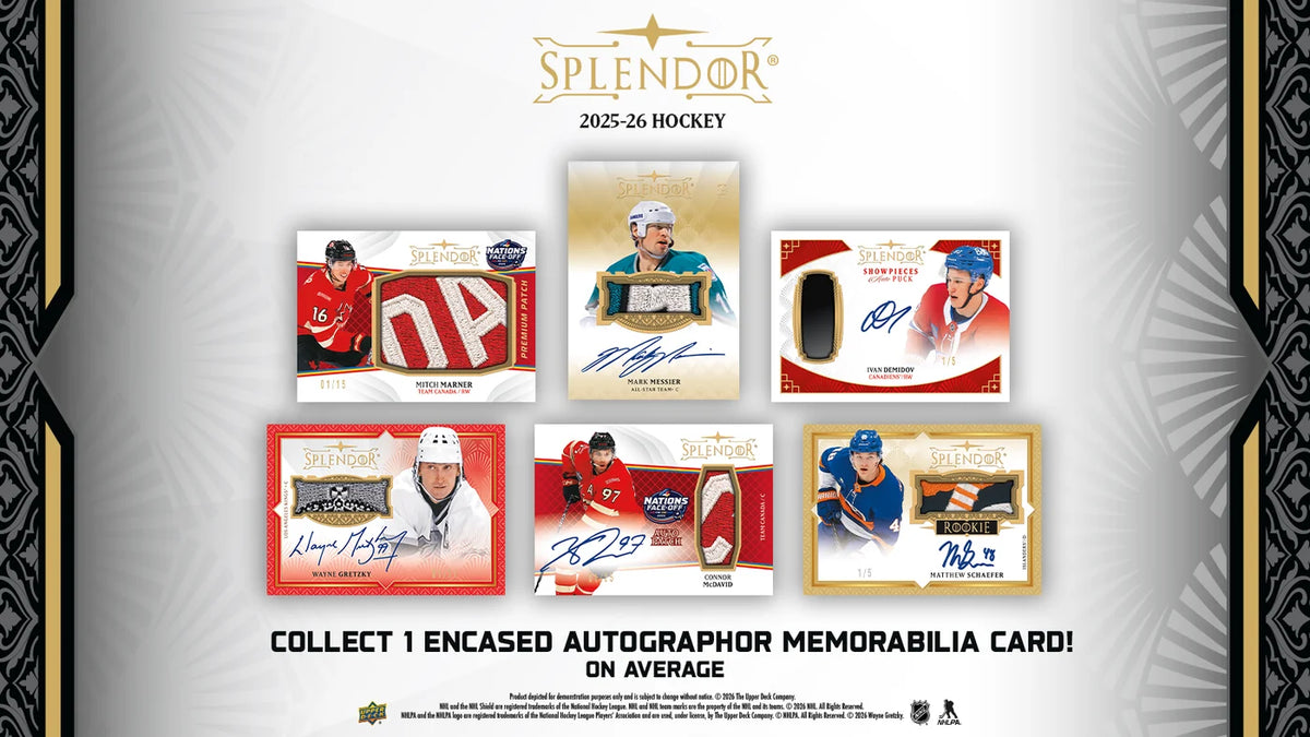 2025-26 Upper Deck Splendor Hockey Hobby Box