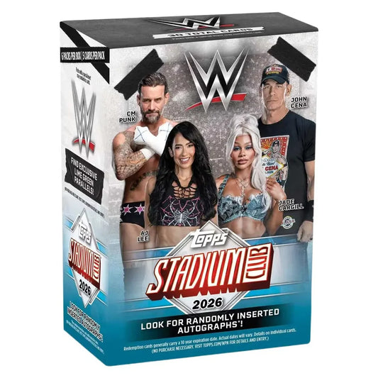 Topps Stadium Club WWE Wrestling Blaster Box 2026