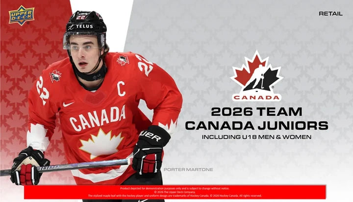 2026 Upper Deck Team Canada Juniors Hockey Blaster Box
