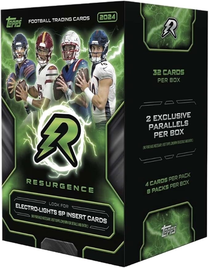 2024 Topps Resurgence Football Trading Card Value Box
