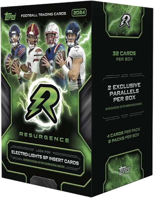 2024 Topps Resurgence Football Trading Card Value Box