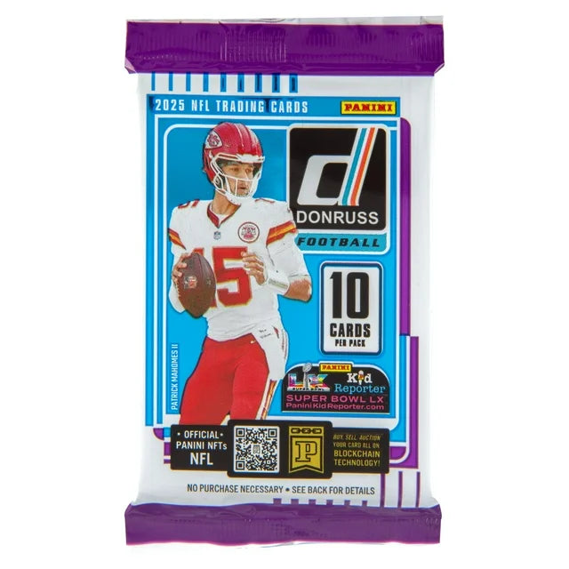 2025 Panini Donruss Football Trading Cards Mega Box
