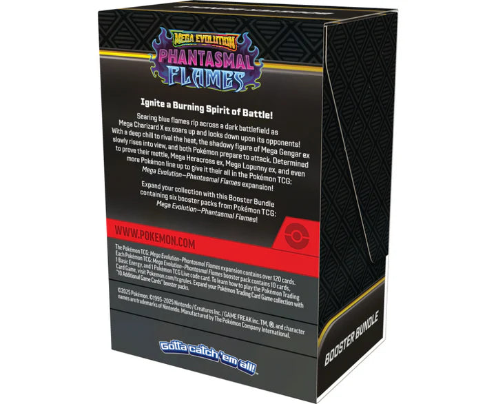 Pokemon - Mega Evolution - Phantasmal Flames - Booster Bundle