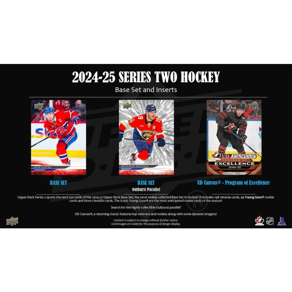 2024-25 Upper Deck Series 2 Hockey Tin
