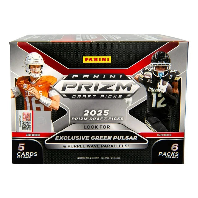 2025 Panini Prizm Draft Picks College Football Trading Cards Blaster Box