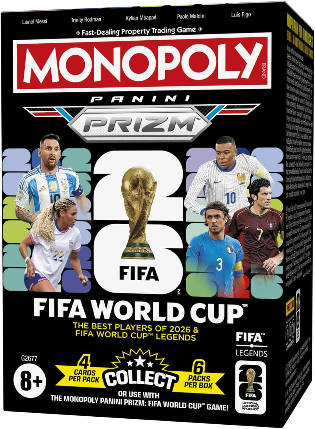 Monopoly Prizm FIFA World Cup 2026 Panini Trading Card Trading Cards - Blaster Box