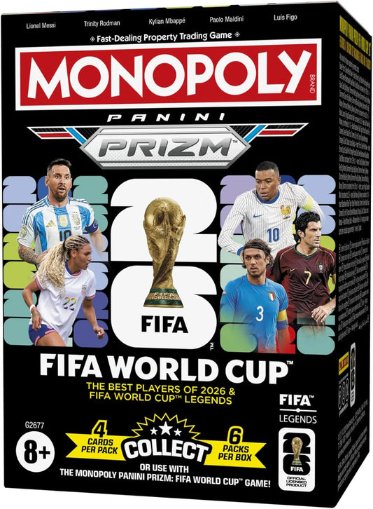 Monopoly Prizm FIFA World Cup 2026 Panini Trading Card Trading Cards - Blaster Box