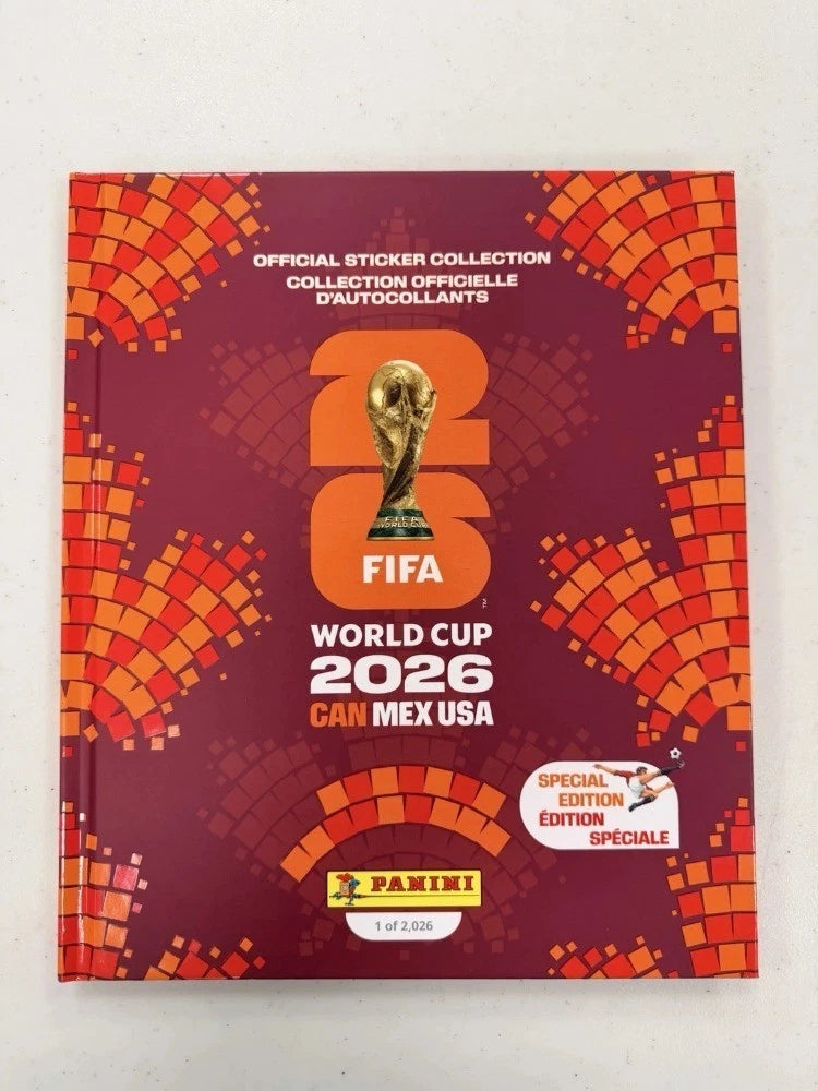 2026 Panini FIFA World Cup Hard Cover Album Canadian Edition Limited 1 of 2026