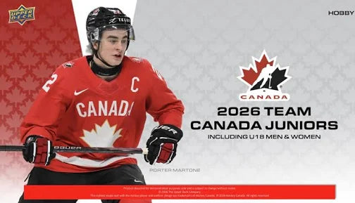 Upper Deck - 2026 Team Canada Juniors Hockey - Hobby Box
