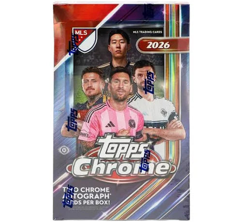 2026 Topps MLS Major League Soccer Chrome Hobby Box