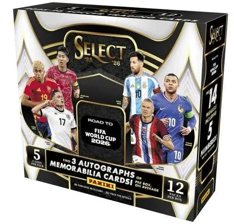 2025-26 Panini Select Road to FIFA World Cup Soccer Hobby Box
