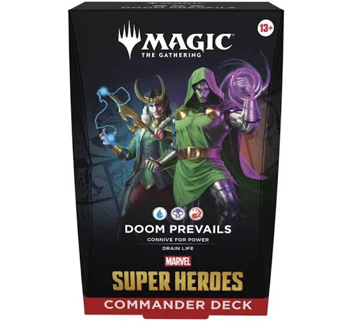 Magic Marvel Super Heroes Doom Prevails Commander Deck