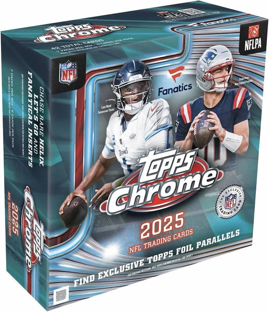 2025 Topps Chrome Football Mega box