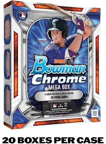 2026 Bowman Chrome Baseball Mega Box